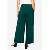 Jessica London Women's Plus Size Stretch Knit Wide Leg Pant - 3 of 4
