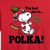 Women's - Peanuts - You Had Me At Polka Cropped Graphic T-Shirt - 2 of 4