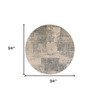 Gray And Sand Abstract Area Rug - 3 of 3