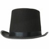 Skeleteen Adults Magician Felt Top Hat Costume - Black - 3 of 4