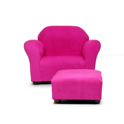 Keet Roundy Chair Microsuede with ottoman