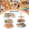 Pack of 14 Cake Stand Set with 4x Three-Tier and 4x Two-Tier,6x Appetizer Trays,Dessert Table Display Set for Party,Birthday,Baby Bridal Shower Party - 4 of 4