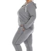 White Mark Plus Size Burnout Jogger Set - 4 of 4