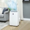 HOMCOM Portable Air Conditioner, AC Unit with Cool, Dehumidifier, Fan, 24H Timer On Off, Auto & Sleep Mode, Window Kit - 3 of 4
