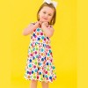 RuffleButts Toddler Girls Tie Shoulder Twirl Dress - 3 of 4