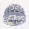 CTM Girl's One Size Fits Most Soft Leopard Knit Winter Beanie Hat - 2 of 2
