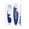 VisioGear 11' Stand Up Paddle Board with Accessories, Blue & Grey, 132"*33"*6" - 3 of 4