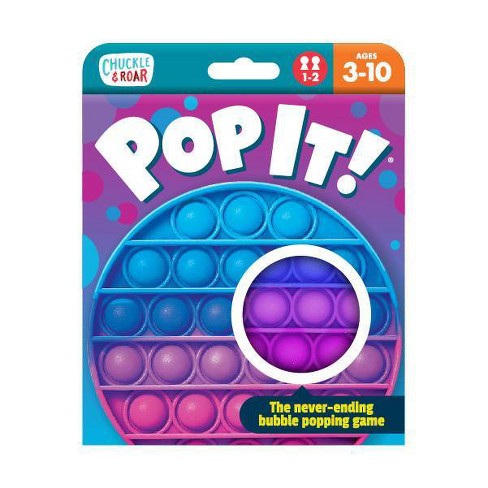 Overstige efterår anspore Chuckle & Roar Pop It! Cool Colors Bubble Popping And Sensory Game : Target