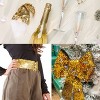 Alilang Elastic Sequin Trim, 3 Inch 8 Row Wide Flat Glitter Bling Fabric Paillette Sequin Ribbon, Metallic Sewing DIY Project, 5.5 Yards - 4 of 4