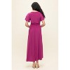 WEST K Women's Georgia Faux-Wrap Maxi Dress with High-Low Hem and Tie Waist - 3 of 4