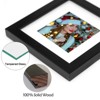 Golden State Art 6x6 Wood Picture Frame 0.84 Inch Thickness for 4x4 Picture - Pack of 9 - 3 of 4