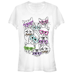 Juniors Womens Lost Gods Hip Cat Posse T-Shirt - 1 of 3