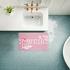Stupell Industries Pink Feminine Dancing Cowgirl Printed Plush Bath Mat And Bath Rug, Design By Corinne Rose Designs, 18"X30" - 3 of 4