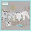 BG Baby Gear Baby Boy Baby Clothes Layette Set Footless Sleep and Play 4 Pack Dinoaurs Gift from Daddy 3-6M - 2 of 3