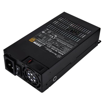 SilverStone Technology  350W Flex ATX PSU, 29.17A +12V, Silent 40mm Fan, 80 Plus Gold, Fixed Cables, 1x 6-pin PCI-E