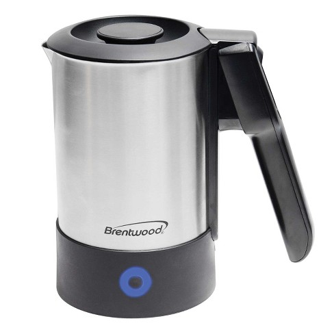 Brentwood 1.5 Liter 1000W Stainless Steel Electric Cordless Tea Kettle