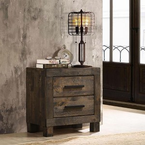 NicBex Nightstand with 2 Drawers,Modern Bedside Table with Unique Design,Side Table for Bedroom,Living Room - 1 of 4