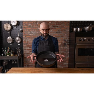 Babish 13-Inch Pre-Seasoned Cast Iron Everyday Pan