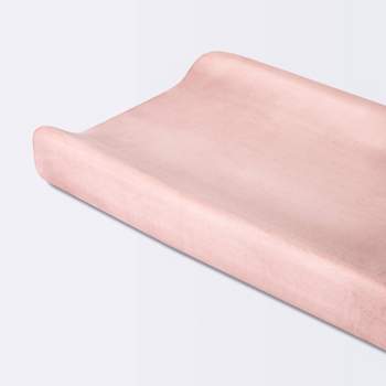 Velvet Polyester Spandex Changing Pad Cover - Pink - Cloud Island™