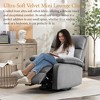 Hzlagm Everglade 29 in. W Velvet Swivel Rocking Recliner - 4 of 4