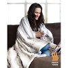Luxe Classic Heated Faux Fur Throw | 50"x60" - 4 of 4