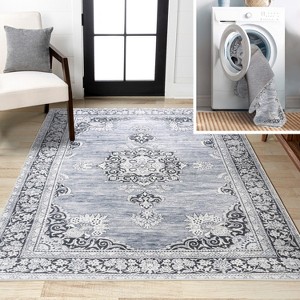 JONATHAN Y Bausch Bohemian Distressed Chenille Machine-Washable Area Rug - 1 of 4
