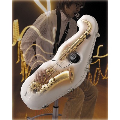 e-Sax Tenor Saxophone Practice Mute System White