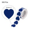 Unique Bargains Self-Adhesive Heart Decoration Sticker for Envelope Wedding 500 Pcs - 2 of 4