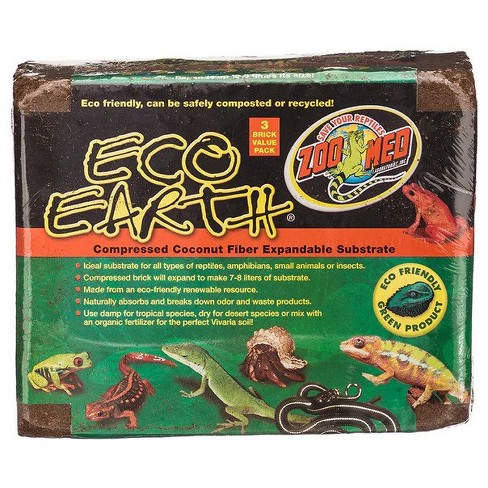 Zoo Med Eco Earth Compressed Coconut Fiber Substrate : Target