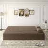 KWPZQEB Convertible Folding Sofa Bed, Corduroy Fabric Foam-Filled Couch with 2 Pillows, Modern Folding Loveseat Sofa for Living Room, Bedroom - 4 of 4