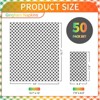 Hachikiko Black Gingham Napkins, Black and White Checkered Guest Towel Plaid Party Napkins Disposable Paper Hand Towels for Luncheon, Birthday, Easter - 2 of 4