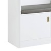 Buck 43" Hall Trees White High Gloss - Acme Furniture - 3 of 4