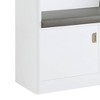 Buck 43" Hall Trees White High Gloss - Acme Furniture - image 3 of 4