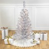 Northlight Pre-Lit Artificial Tinsel Christmas Tree - 3' - Silver - Clear Lights - 2 of 4