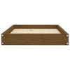 VidaXL Dog Bed Honey Brown 28.1 in.x21.3 in.x3.5 in. Solid Wood Pine - 4 of 4