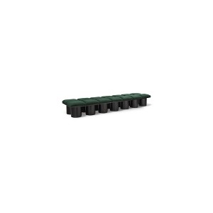Meridian Furniture,Pavilion Boucle Fabric Bench - 1 of 4