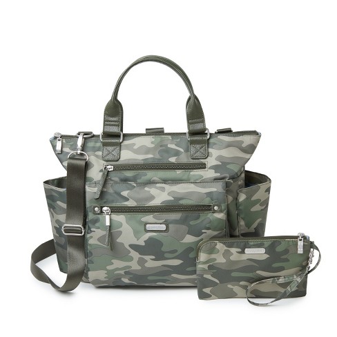Baggallini Naples Convertible Backpack - Olive Camo