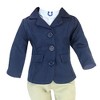 Sophia’s Complete Equestrian Set for 18" Dolls, Navy - 4 of 4