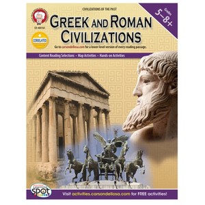 Greek and Roman Civilizations, Grades 5 - 8 - (World History) by  Heidi M C Dierckx (Paperback) - 1 of 1