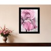 HomeRoots Pink Iris Black Framed Print Wall Art - 2 of 4
