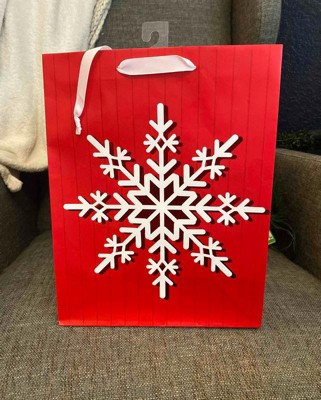 Christmas Snowflake Glass Food Storage Container Red - Wondershop™ : Target