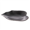 HomeRoots 7" Dark Brown and Gold Ceramic Leaf Tray - 4 of 4