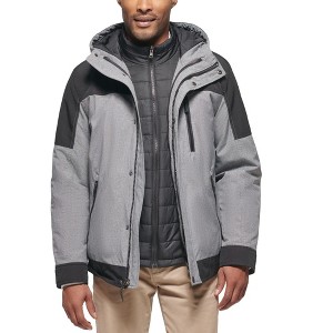Club Room Mens 3 in 1 Hooded Parka Coat - 1 of 1
