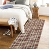 Modern Washable Rug Farmhouse Plaid Rug Tartan Throw Rugs Carpet - 3 of 4