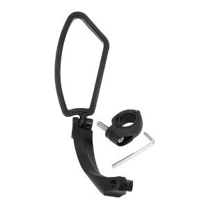 Bike Rearview Mirror 11.2x4.5cm Adjustable | Front Right Handlebar Bike Mirror Black with Mounting Accessories for Bicycle Mountain Road Bike 1 Set - 1 of 4