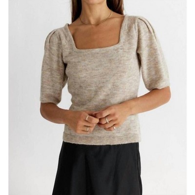 Women's Puff Sleeve Knit Top - all : row