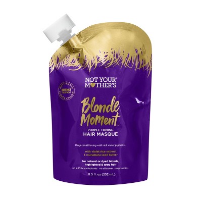 Not Your Mother's Blonde Moment Toning Masque Toning Hair Mask for Blondes - Purple - 8.5 fl oz