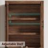 Tall Kitchen Pantry Wood Cabinet with 4 Doors, Adjustable Shelves, Farmhouse Freestanding Pantry Cupboard, Large Storage for Dining, Living Room - 4 of 4