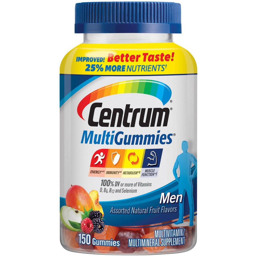 UPC 300054862907 product image for Centrum Men's Multivitamin Fruit Flavored Gummies - 150 Count | upcitemdb.com