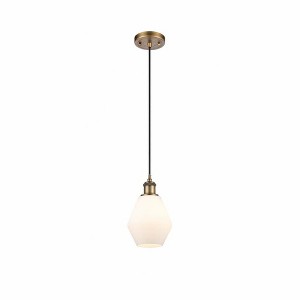 Cindyrella - 1 Light Cord Hung Mini Pendant In Industrial Style-10 Inches Tall and 6 Inches Wide - 1 of 1